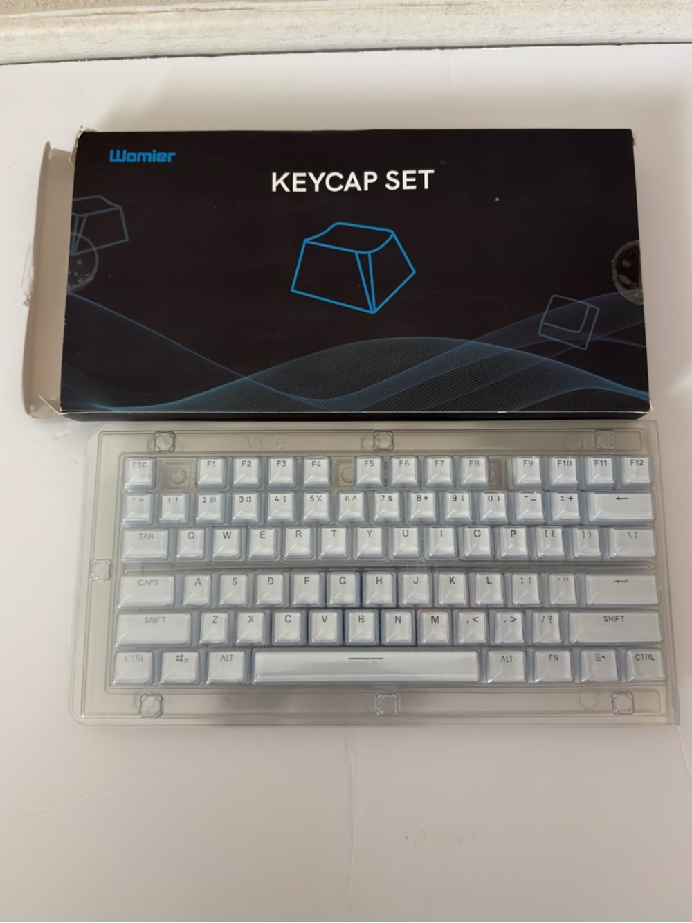 Womier Keycap Set Baby Blue Mechanical Keyboard Epomaker Aula Yunzii Hot Swap